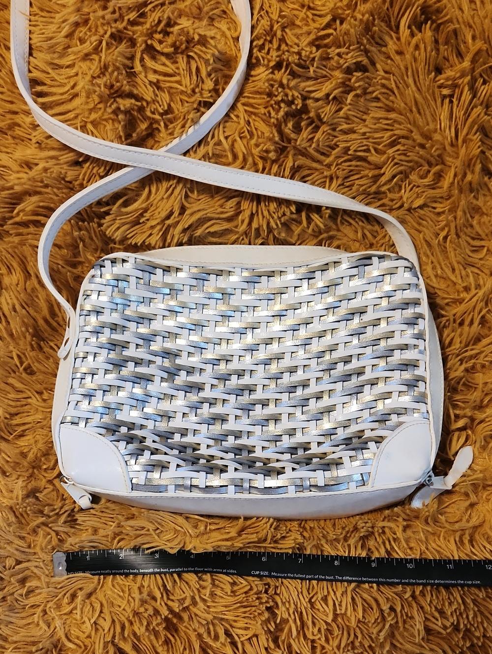 Vintage Woven Crossbody Bag